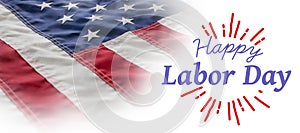 Composite image of digital composite image of happy labor day and god bless america text