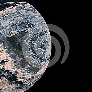 Composite image of earth