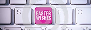 Composite image of easter greeting