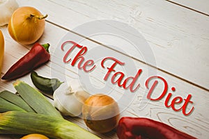 Composite image of the fad diet photo