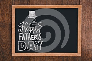 Composite image of fathers day greeting