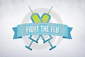 Composite image of fight the flu