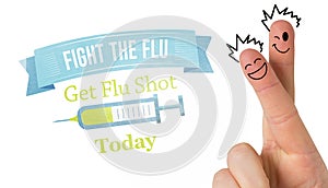 Composite image of finger characters