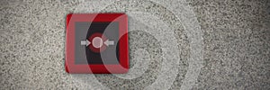 Composite image of fire alarm switch