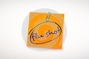 Composite image of flu shots