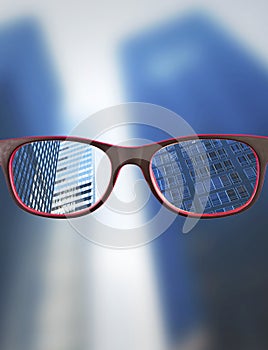 Composite image of glasses