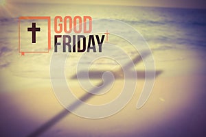 Composite image of good friday logo