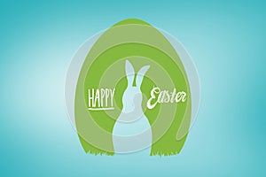 Composite image of happy easter graphic