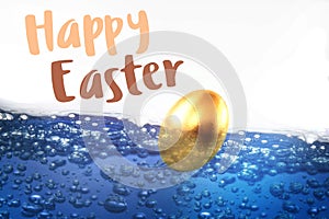 Composite image of happy easter logo