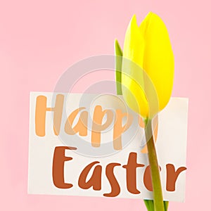 Composite image of happy easter logo