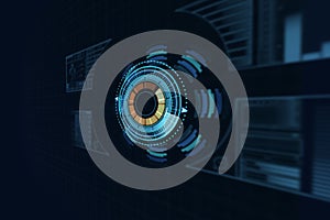 Composite image of illuminated volume knob