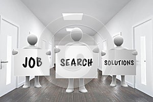 Composite image of job search solutions