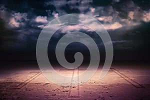 Composite image of a large cross