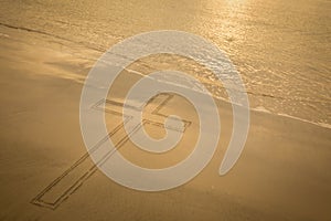 Composite image of a large cross