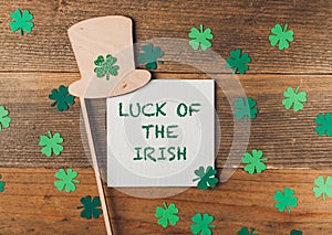 Composite image Luck of the Irish