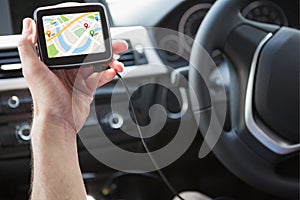 Composite image of map app