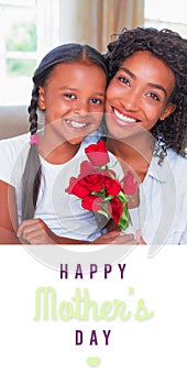 Composite image of mothers day greeting