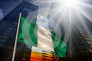 Composite image of nigeria national flag