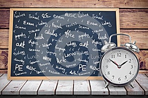 Composite image of school buzzwords