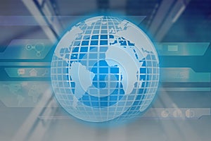 Composite image of silver earth