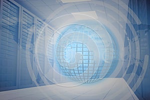 Composite image of silver earth