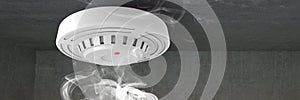 Composite image of smoke detector