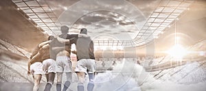 Composite image of composite image of stadium