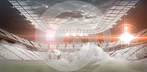 Composite image of stadium