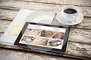 Composite image of vintage glasses