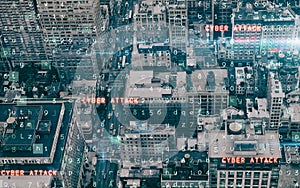 Composite image of virus background