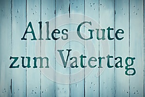 Composite image of word alles gute zum vatertag