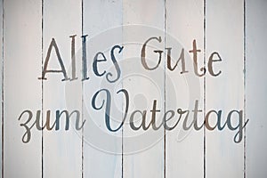 Composite image of word alles gute zum vatertag