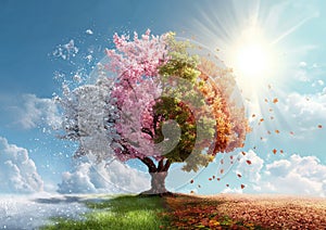Tree of Seasons: A Visual Representation of Time and Change