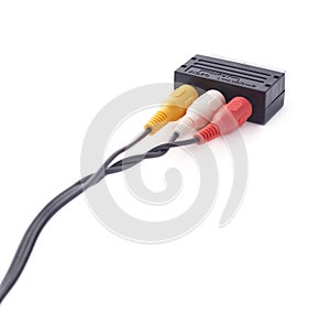 Composite video RCA cable connector