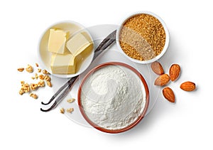 Composition of baking ingredients