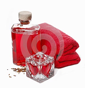 Composition of bathing accessories