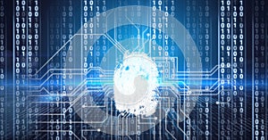 Composition of binary coding over computer processor circuit board