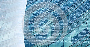 Composition of binary coding over modern office building