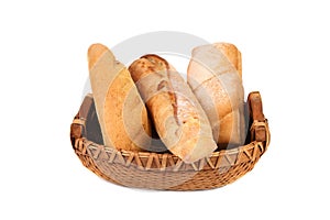 Composition of breads in basket