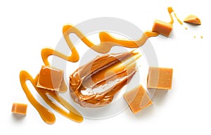 Composition of caramel candies
