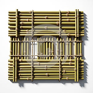 Composition casts subtle shadows on the white background, adding depth to the