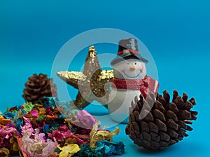 Composition of the Christmas decorations