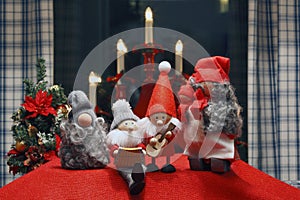 Composition of Christmas Figurines