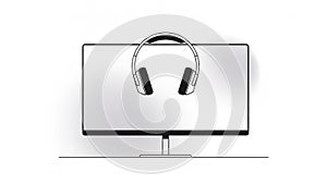 The composition is clean and uncluttered emphasizing the tech