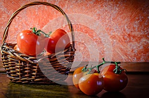 composition of cluster tomatoes
