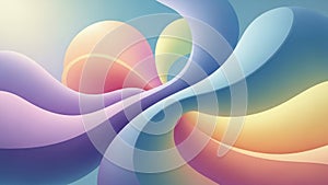 The composition creates a sense of movement and fluidity reminiscent of fabric