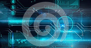 Composition of data processing over computer processor circuit board