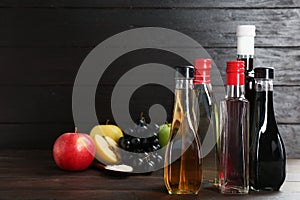 Composition with different kinds of vinegar