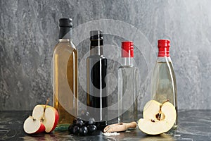 Composition with different kinds of vinegar