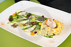 Composition of different well balanced food